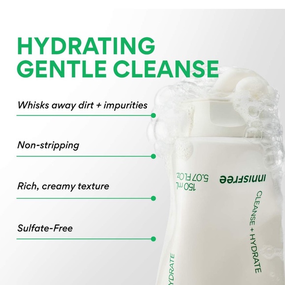 INNISFREE Green Tea Amino Acid Cleansing Foam | 5.07 OZ - Picture 2 of 7